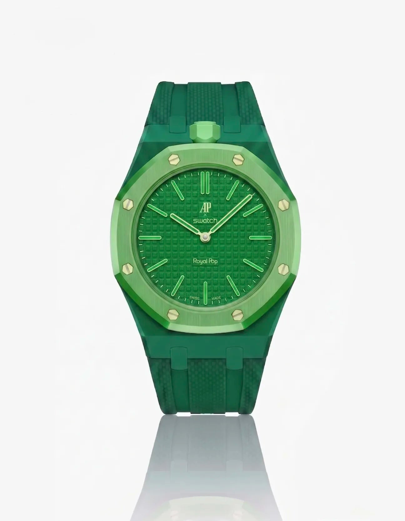 Royal Pop Bundle — GREEN EIGHT (Watch + Bracelet)